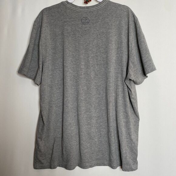 Life Is Good Grey Graphic Crusher Tee Classic Fit Mountain Bike Trail Ride XL - Picture 3 of 11